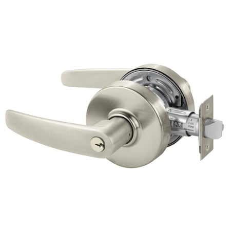 Sargent Grade 2 Entrance/Office Cylindrical Lock, B Lever, Conventional Cylinder, Satin Nickel Finish 28-7G05 LB 15